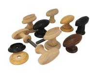 Wooden door knobs