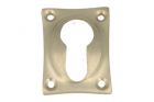 Escutcheon for euro cylinder satin nickel. Price per piece