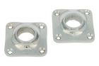 Pair escutcheons chrome Øhole 15mm