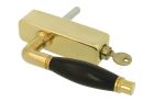 Handle Tilt & Turn with lock (1928) polished brass ebony