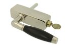 Handle Tilt & Turn with lock (1931) nickel ebony