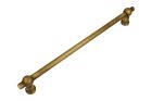 Kitchen handle "Chemin de fer" antique brass 240mm