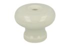 Knob porcelain Ø 41mm H35mm. Delivered without screw