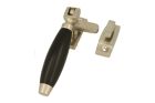 Window fastener reversible (1932) satin nickel ebony