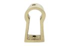 Keyhole small polished brass
