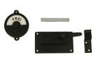 Frei-Besetzt door lock for toilet black 92×52mm