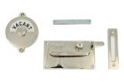 Vacant-Engaged door lock for toilet nickel 92×52mm