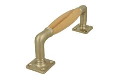 Pull handle 170mm satin nickel beech