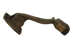 Door brake antique brass random position door