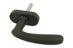 Handle Tilt & Turn black cast iron powder coated (1918)