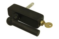 Handle Tilt & Turn lockable powder coated "chemin de fer"