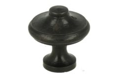 Knob cast iron black small Ø 23mm H24mm