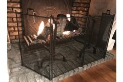 Fire screen 4-panel 51 cm × 137 cm(HxW)