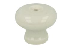 Knob porcelain Ø 41mm H35mm. Delivered without screw