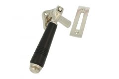 Window fastener reversible nickel ebony (1908)