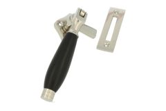 Window fastener reversible nickel ebony (1926)