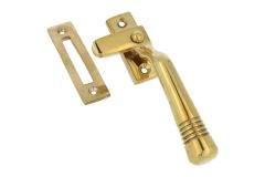 Window fastener (1915) polished brass left