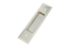Recessed sliding door flush pull nickel (1932)