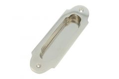 Recessed sliding door flush pull nickel (1900)