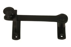 Sliding door latch lock brass black powder coated
