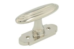 Window handle with rosette nickel