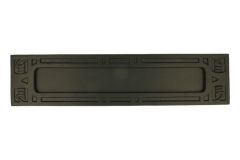 Letter plate cast iron