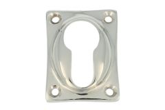 Escutcheon for euro cylinder nickel. Price per piece