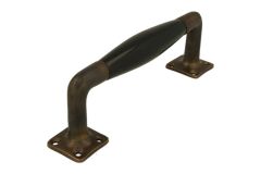 Pull handle modern design 170mm antique brass bakelite