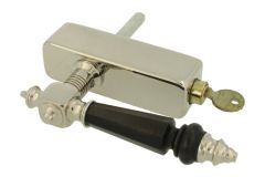 Handle Tilt & Turn with lock (1890) nickel horn