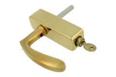 Handle Tilt & Turn with lock (1918) polished brass