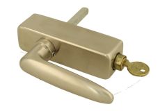 Handle Tilt & Turn with lock "Dudok" satin nickel