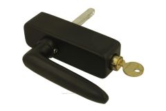 Handle Tilt & Turn with lock cast iron powder coated "dudok"