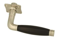 Single door handle satin nickel ebony (1926)
