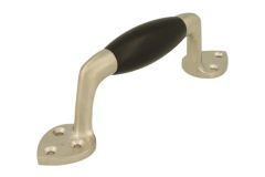Pull handle 145mm satin nickel ebony