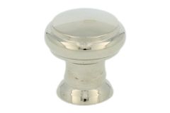 Cabinet knob nickel small Ø 17mm H17mm