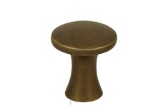 Knob antique brass Ø 25mm H30mm