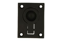 Flush ring cast iron black powder coated W 39xH 52xD 15mm