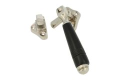 Window fastener (1908) nickel bakelite Left