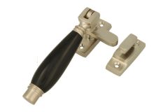 Window fastener (1928) reversible satin nickel bakelite