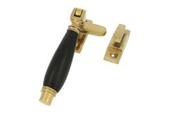 Window fastener (1928) reversible polished brass bakelite