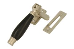 Window fastener reversible satin nickel bakelite (1928)