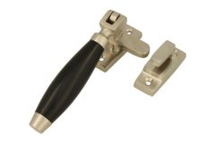 Window fastener reversible satin nickel bakelite (1932)