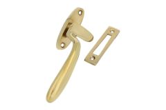 Window fastener polished brass right