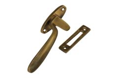 Window fastener antique brass right