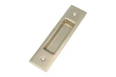 Recessed sliding door flush pull satin nickel (1932)
