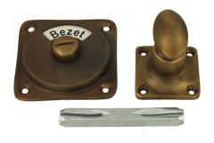 Vrij bezet turn and release spindle antique brass