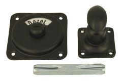 Vrij bezet turn and release spindle black powder coated