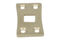 Rectangular rosette for Bell pull set TB-12 mn