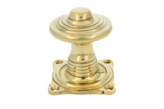 Door knob polished brass (1895)