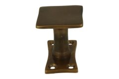 Door knob square antique brass (1932)